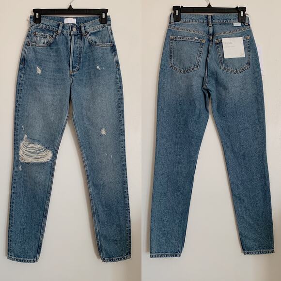 Great Dictator Boyish The Billy High Rise Skinny Jeans 24 - Picture 1 of 10